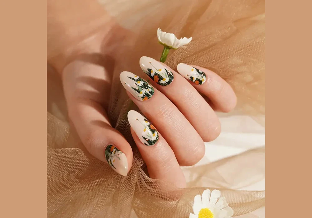 Floral Summer Nail Looks