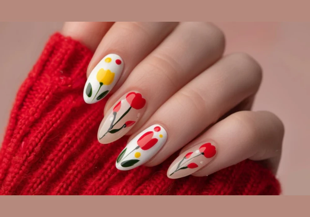 Floral Summer Nail Sets for Soft and Feminine Style