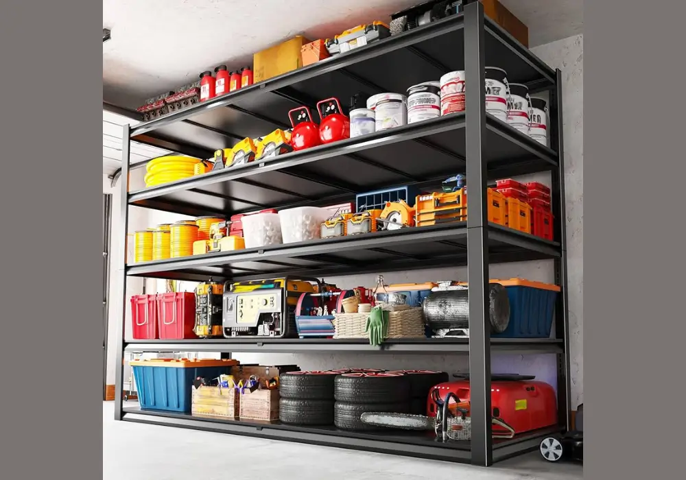 Freestanding Metal Shelving