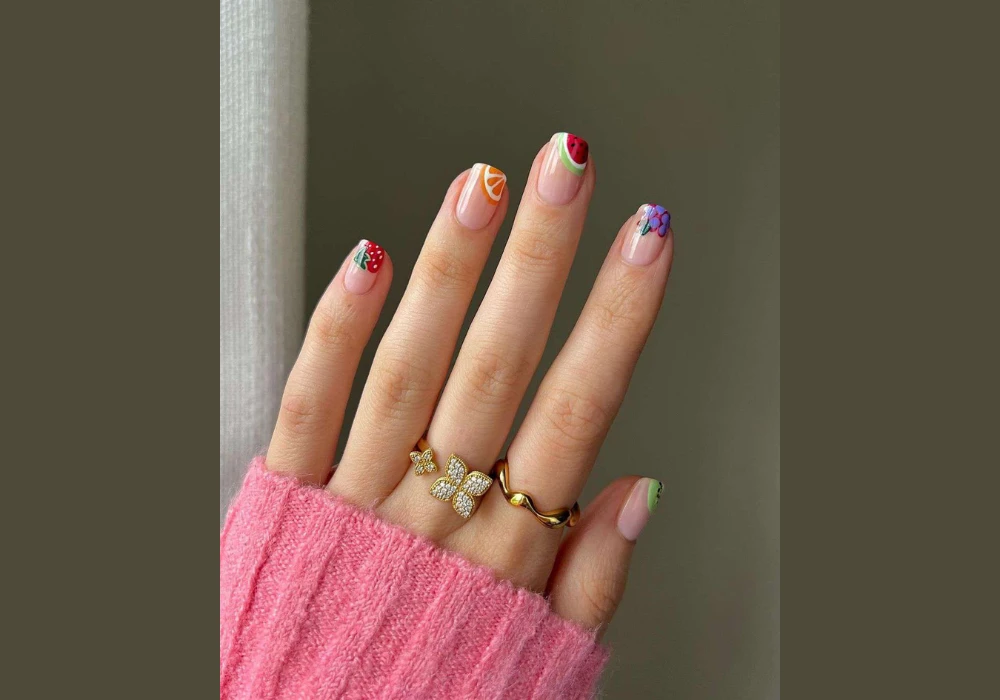 Fresh Fruit Nail Designs