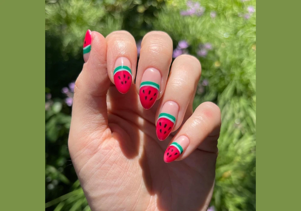 Fruit-Inspired Summer Nail Inspiration for Playful Style