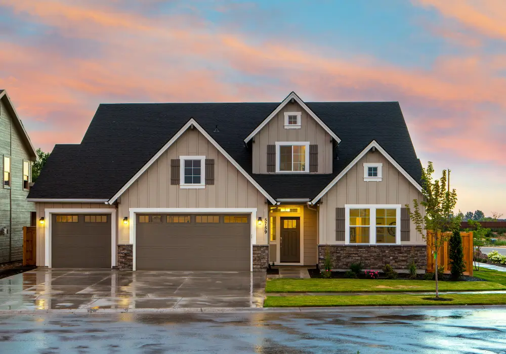 Garage Exterior Paint Makeover