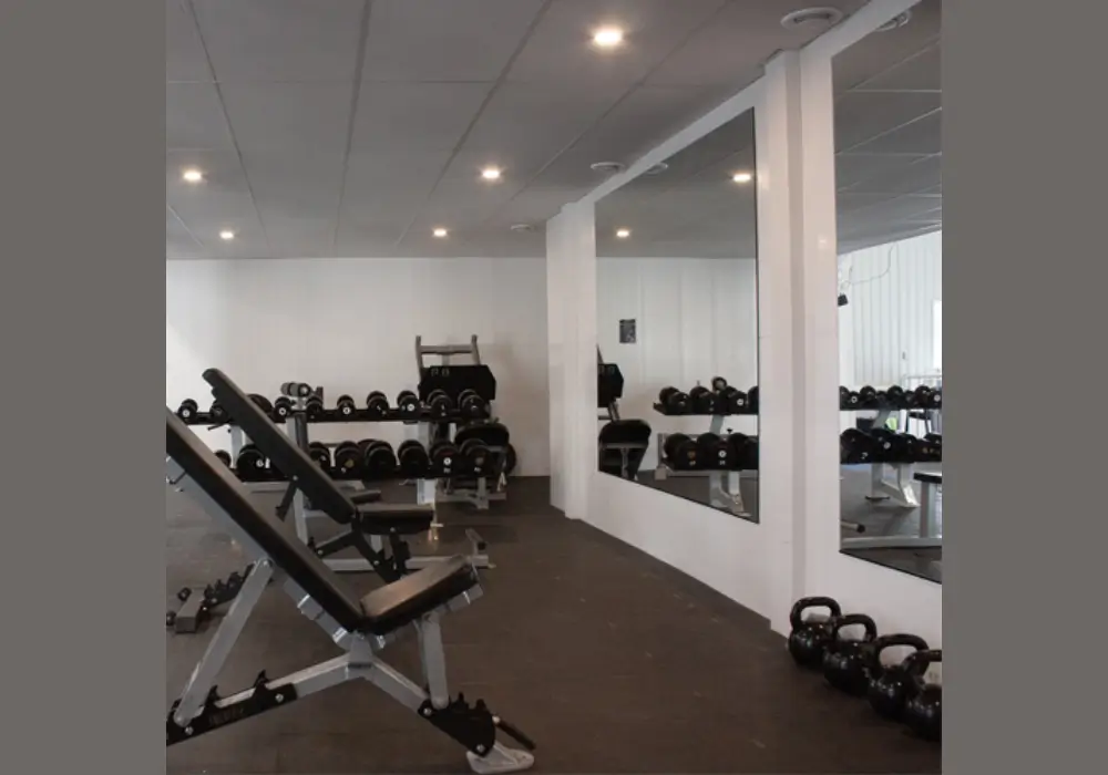 Garage Gym with Mirrors
