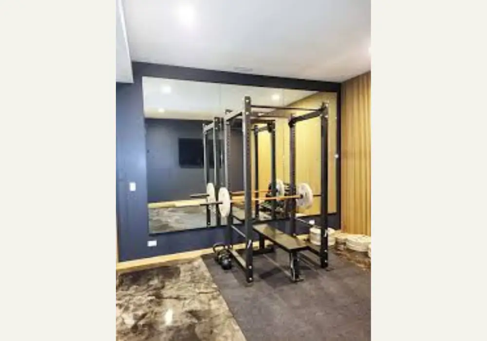 Garage Gym with Mirrors