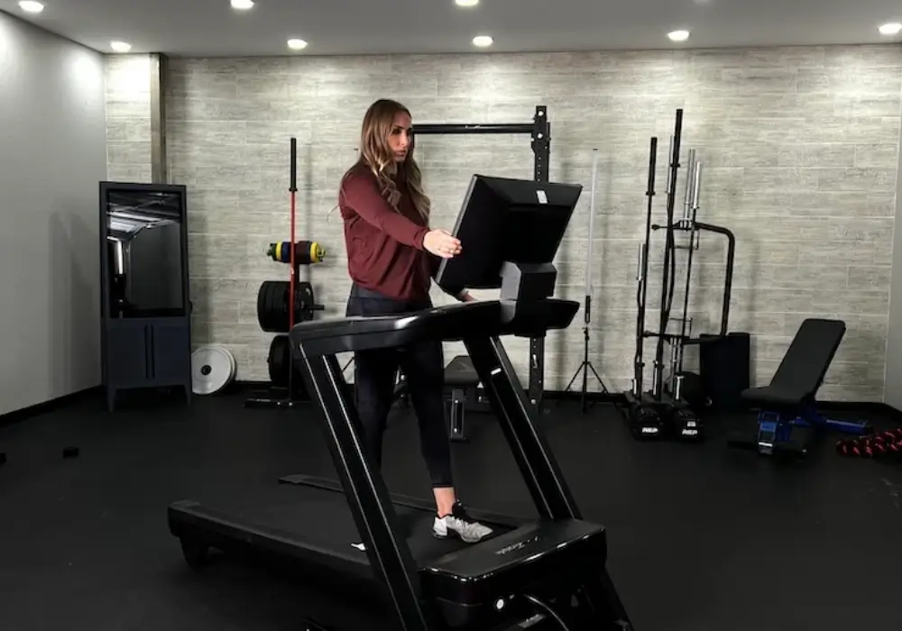 Garage Gym with Smart Tech Integration
