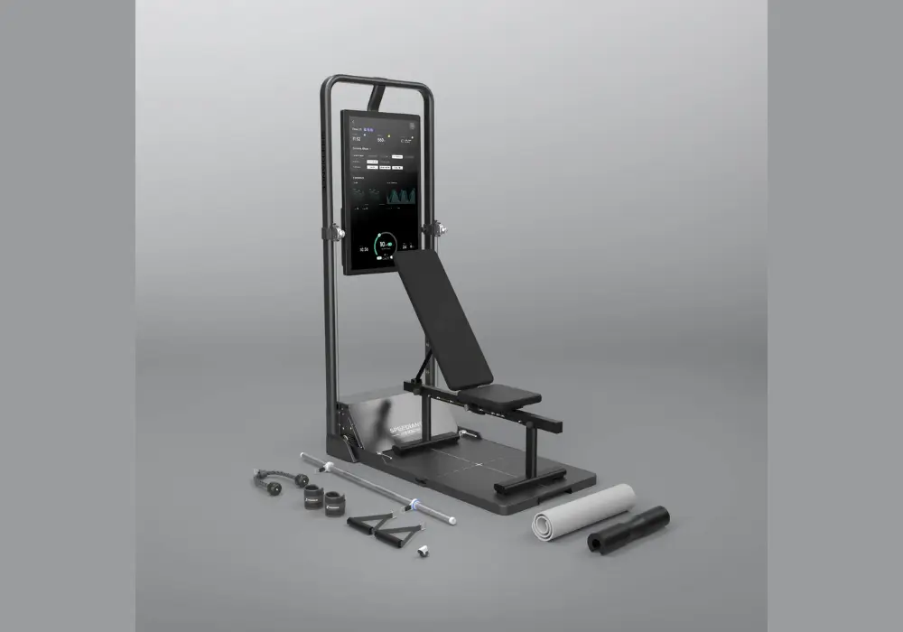 Garage Gym with Smart Tech