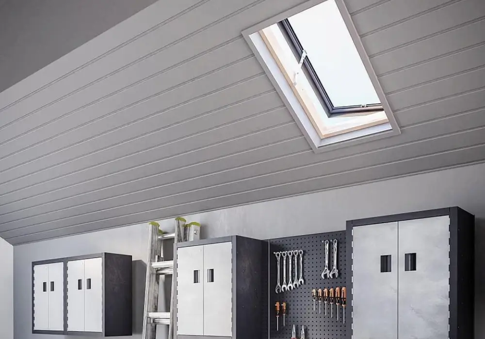 Garage Lighting with Skylights