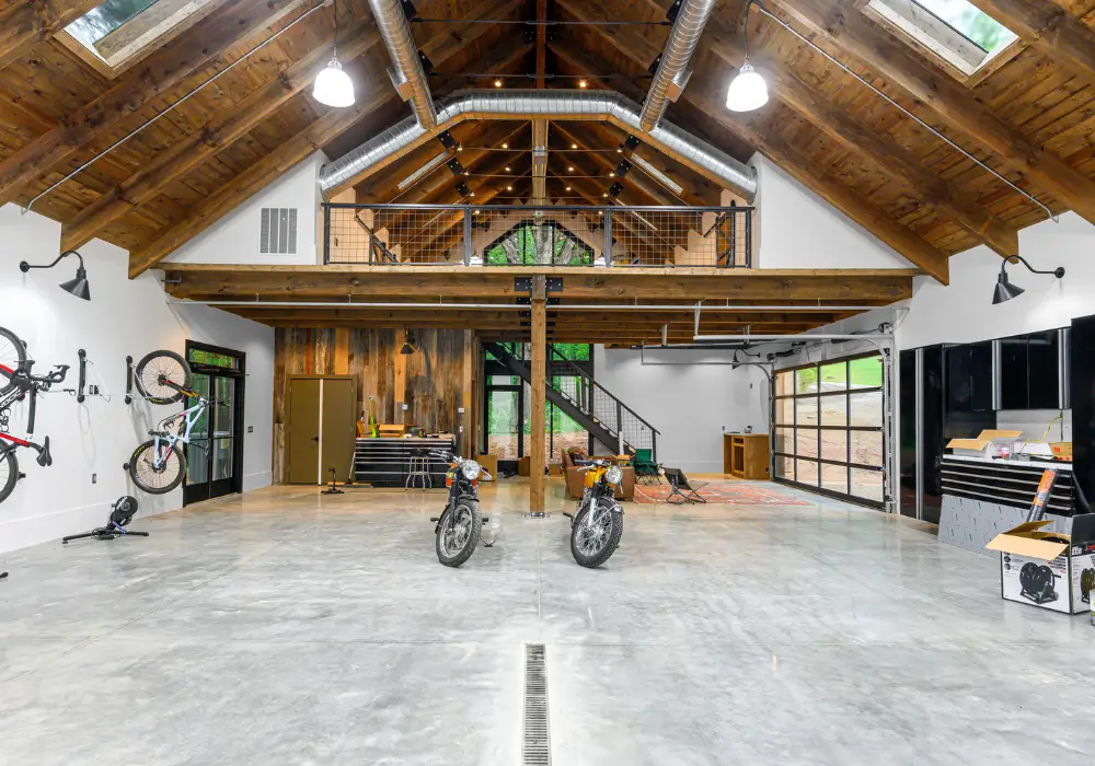 Garage Workshop with Loft Space