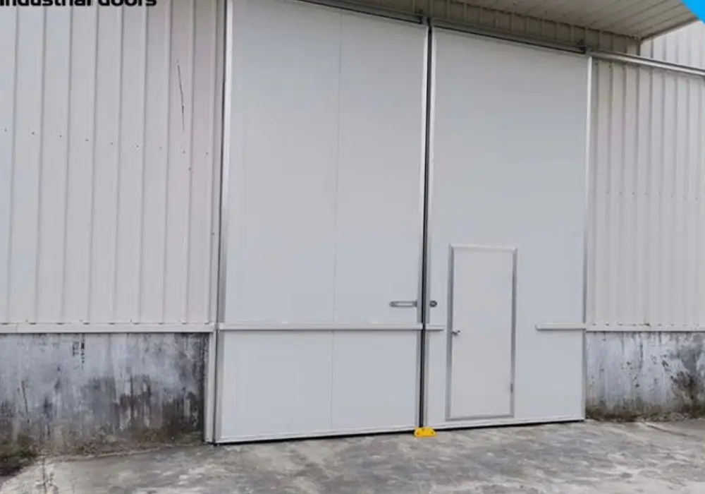 Garage Workshop with Sliding Doors