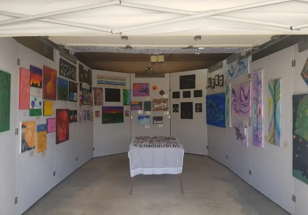 Garage with Art Gallery or Display Wall