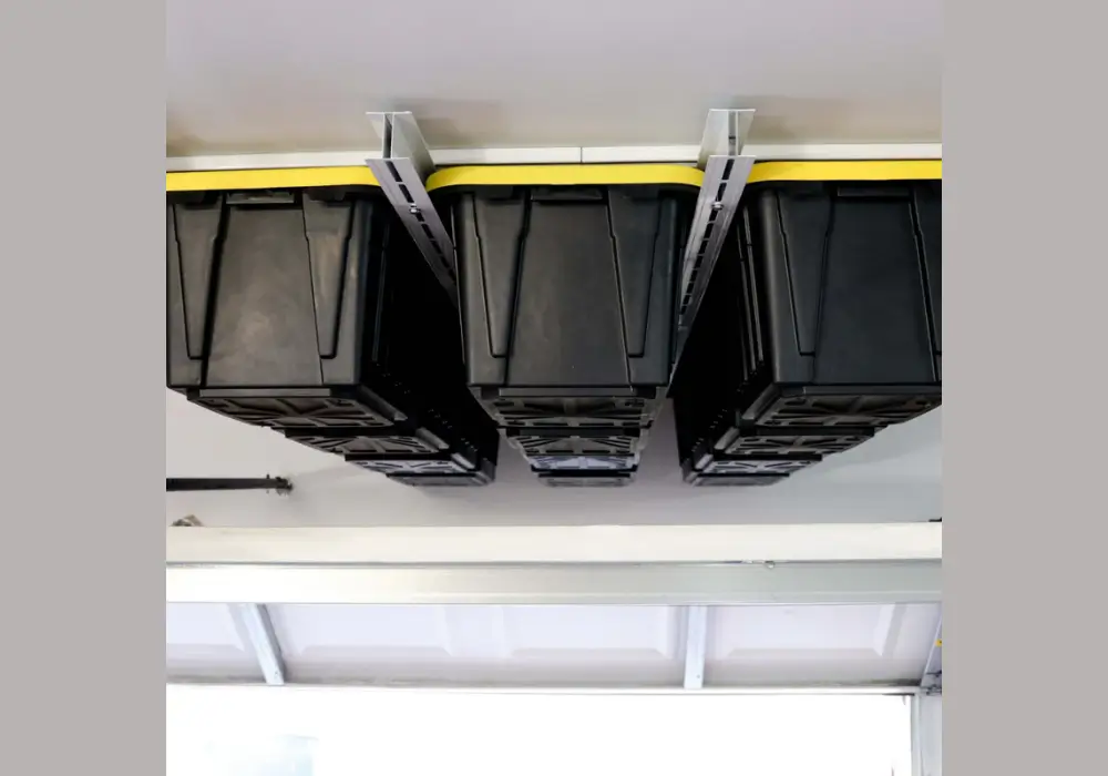Garage with Overhead Storage