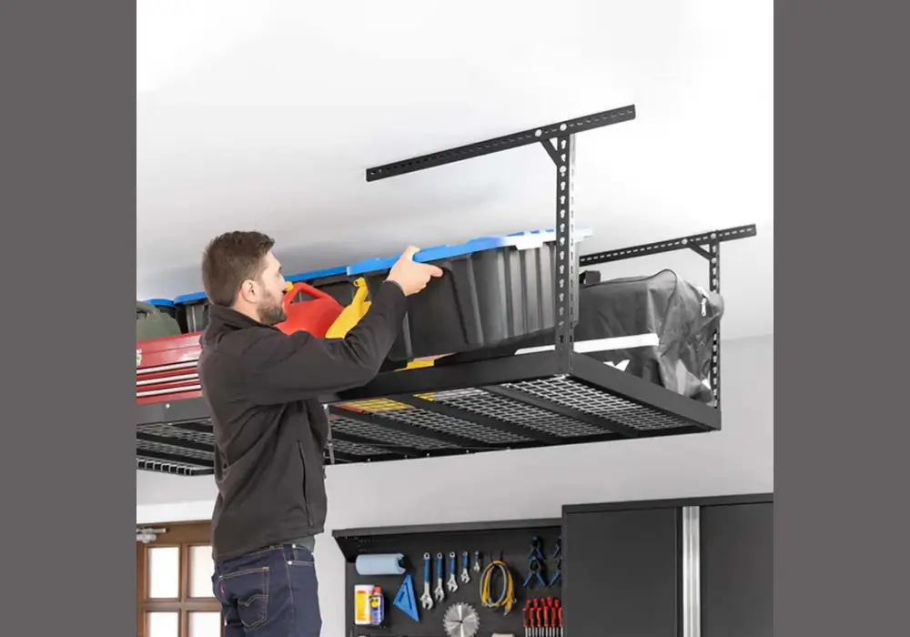 Garage with Smart Storage Solutions