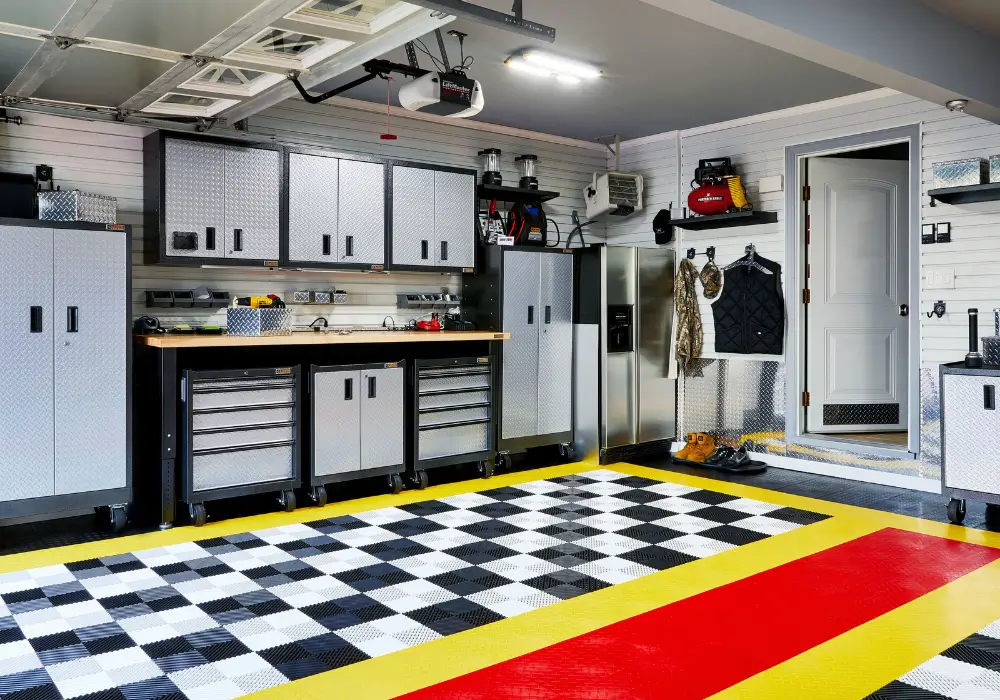 Garage with Workshop Space