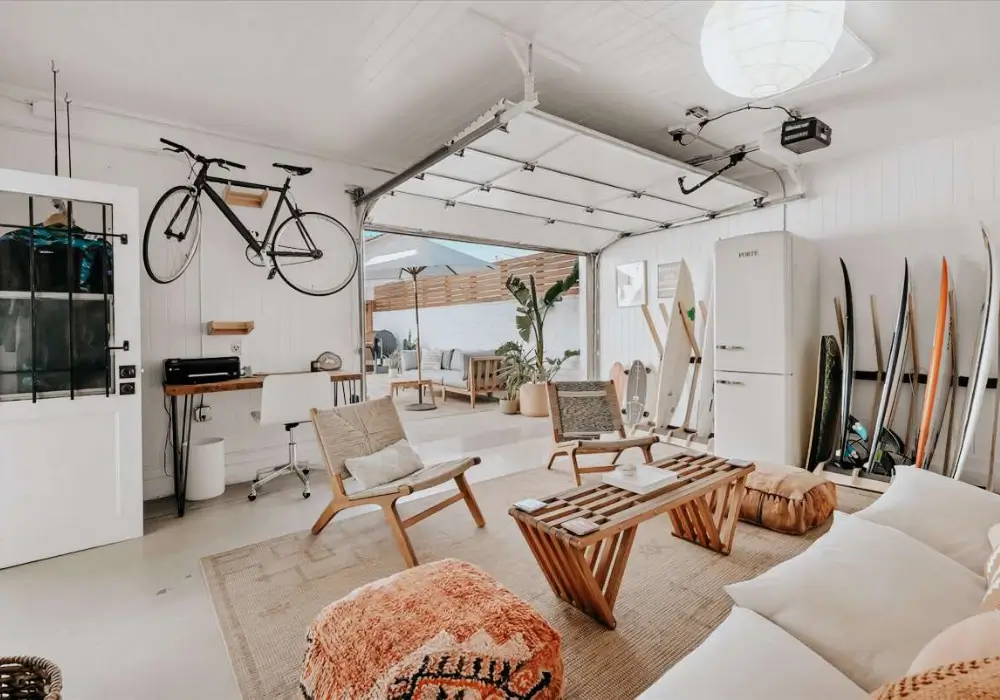 Garage with Lounge Area