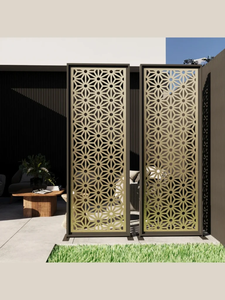 Geometric Metal Screen Panels