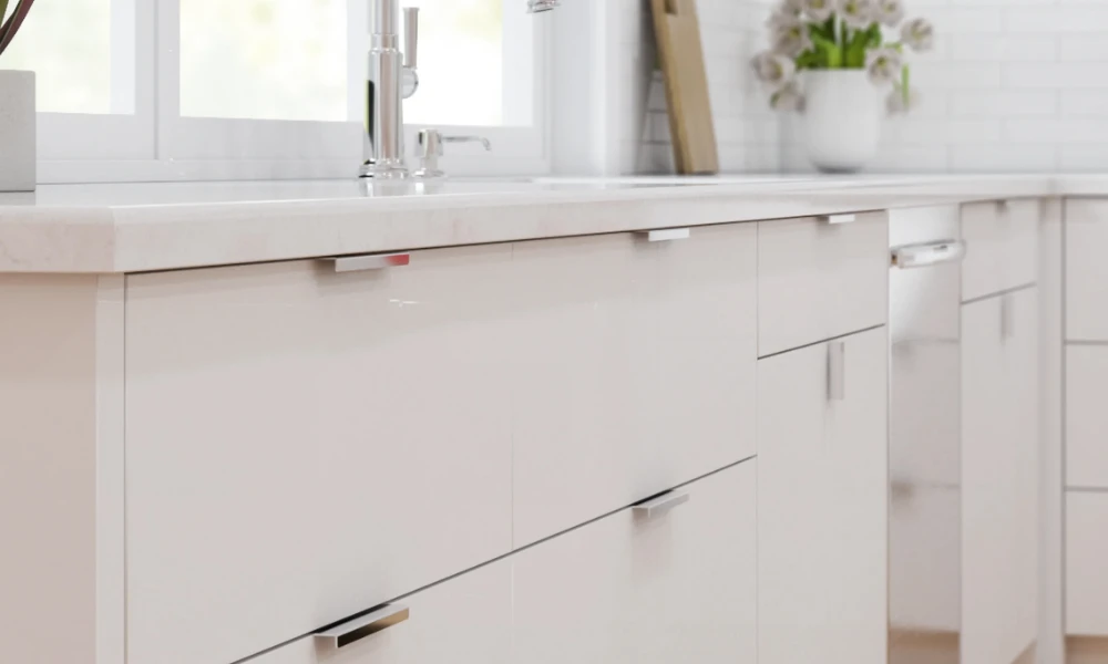 Integrated Edge Pulls for a Minimal and Practical Setup