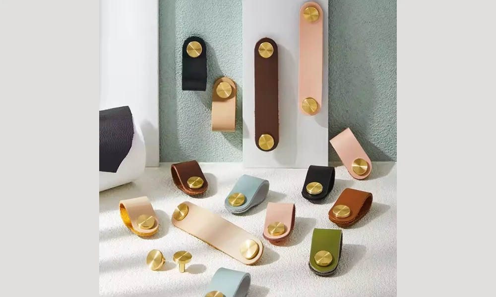 Leather Pull Handles for a Unique and Soft Texture