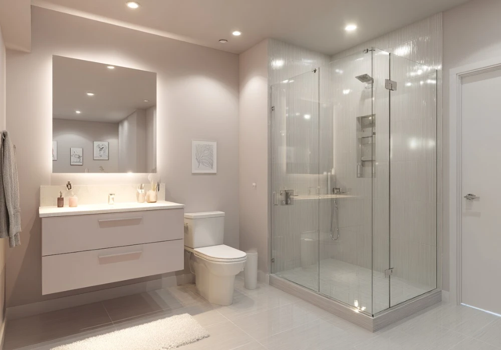 Glass Shower Bathroom Design