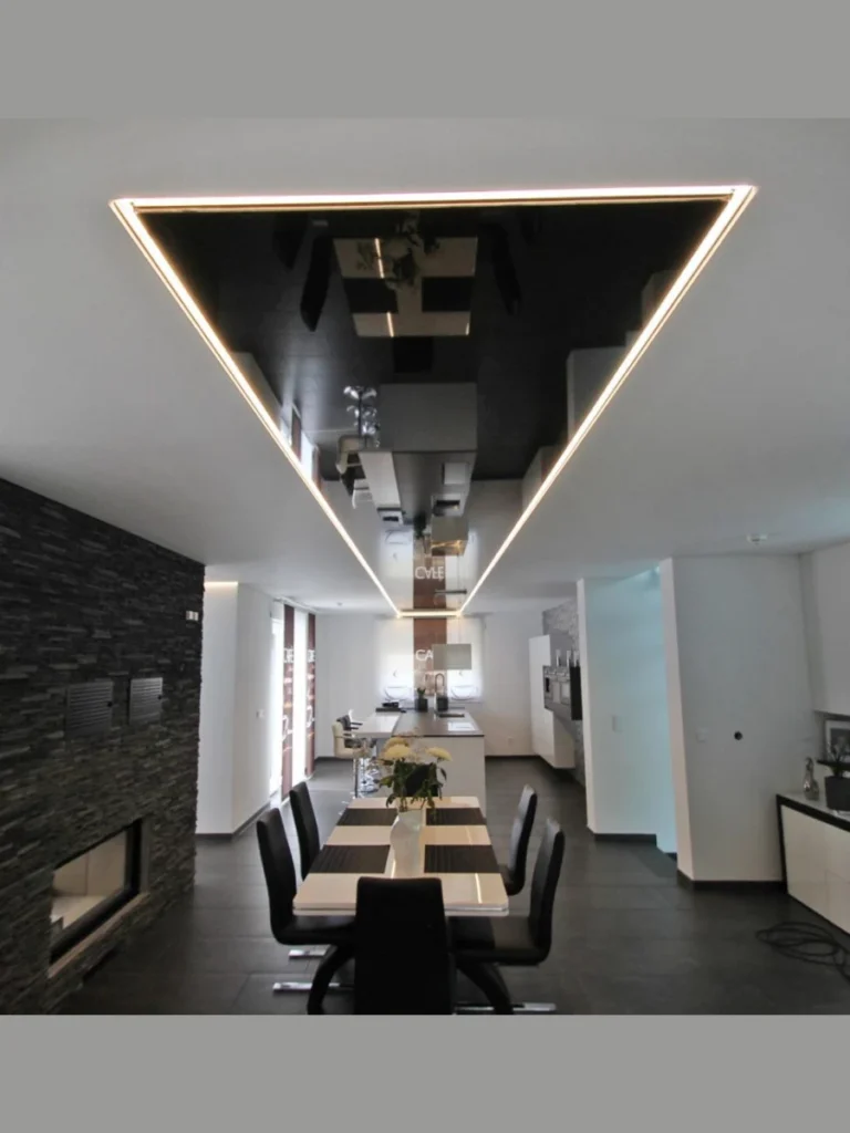 Glossy Stretch Ceiling Finishes