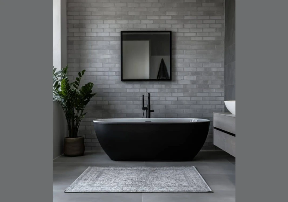 Gray and Black Bathroom Ideas for a Bold Contrast