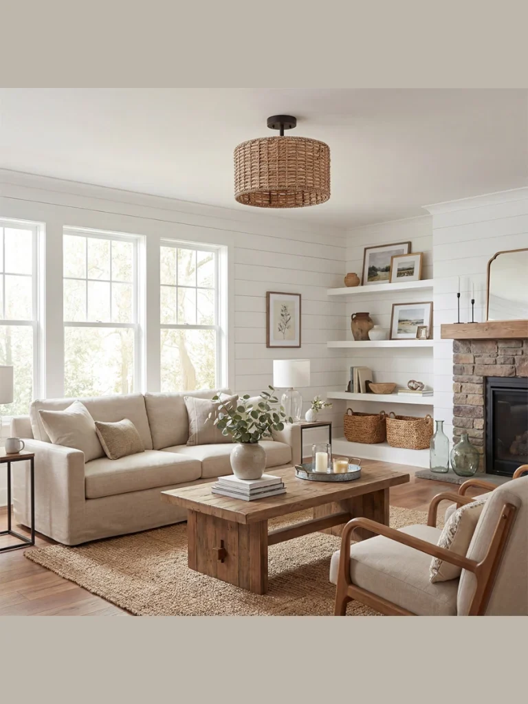 Hand-Woven Rattan Shades For Coastal Style