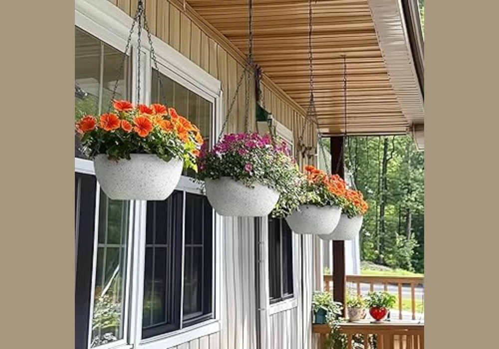 Hanging Basket Cluster for a Full Green Look