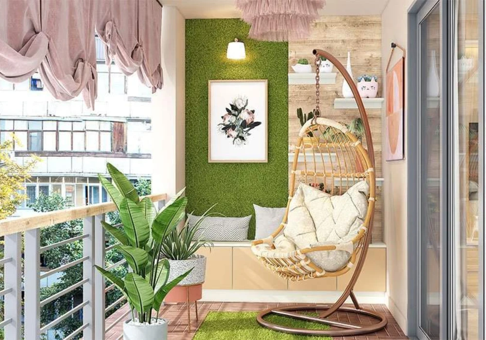 Hanging Chair for Relaxing Balcony Corners