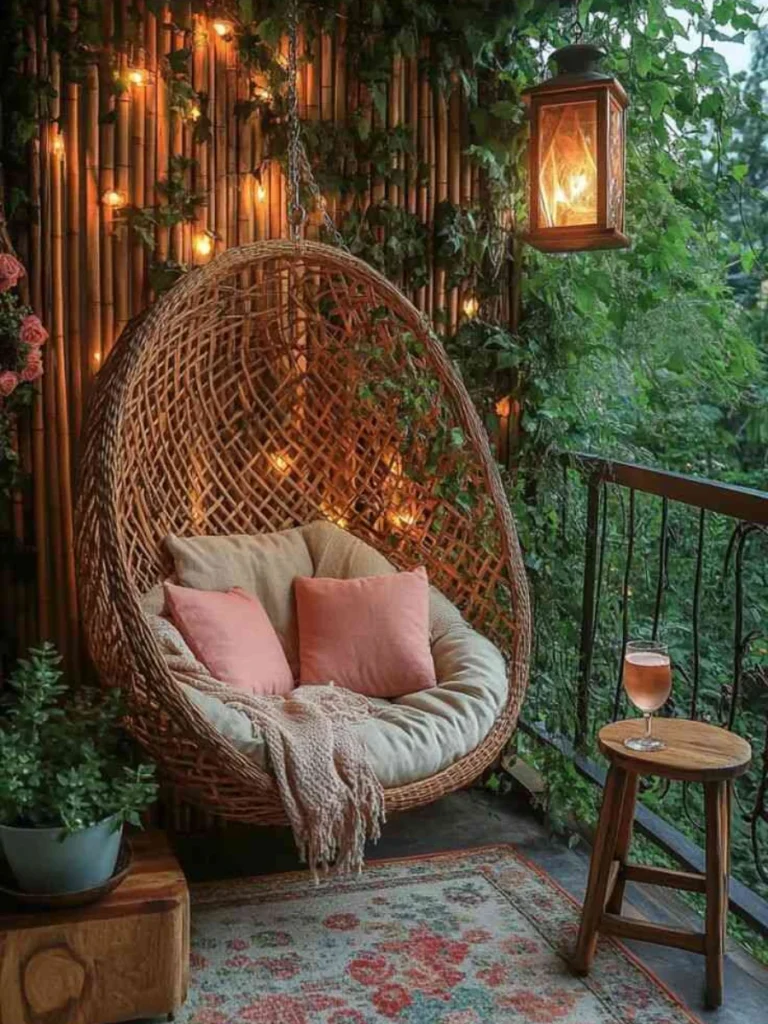 Hanging Egg Chairs for a Cozy Modern Nook