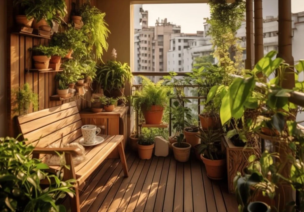 Herb Planter Strip for Kitchen Connected Balconies