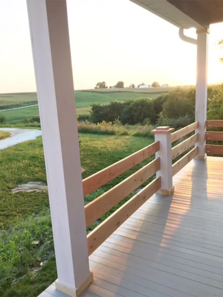 Horizontal Wood Slat Railing Ideas