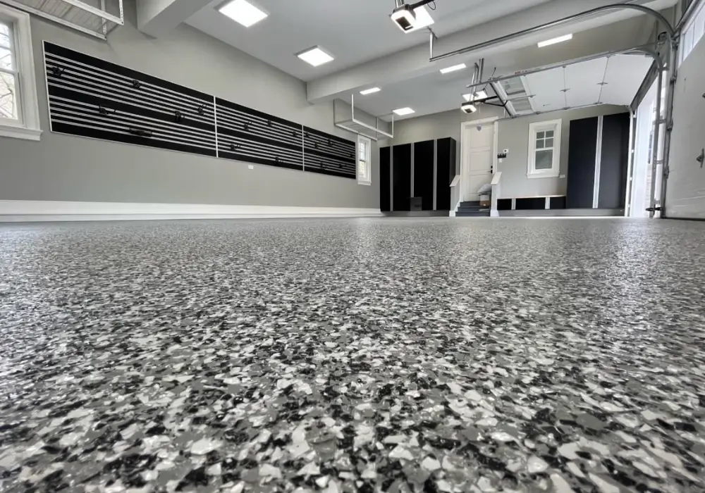 Hybrid Garage Flooring System