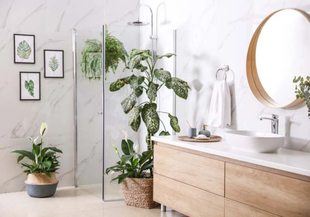 Indoor Plants Summer Bathroom Ideas for a Fresh Green Touch