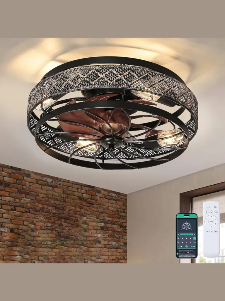 Industrial Cage Fan Light Kits