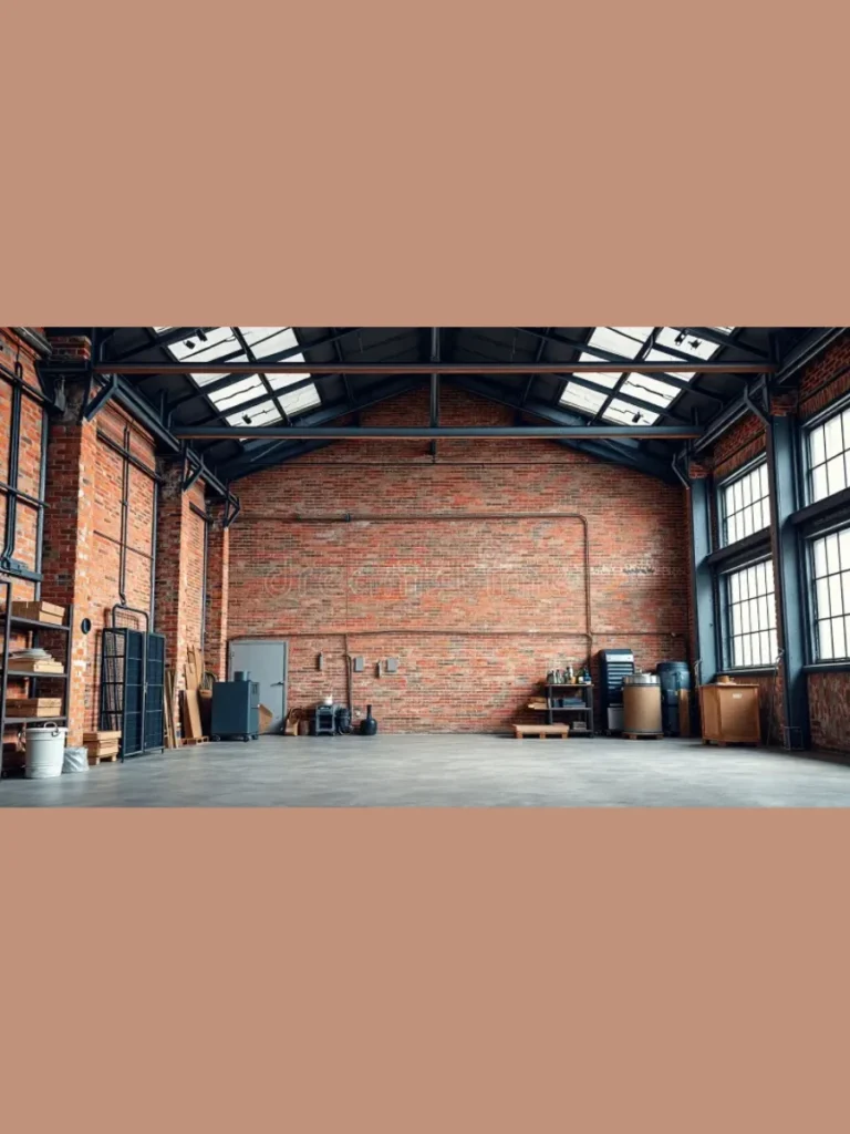 Industrial Exposed Metal And Concrete