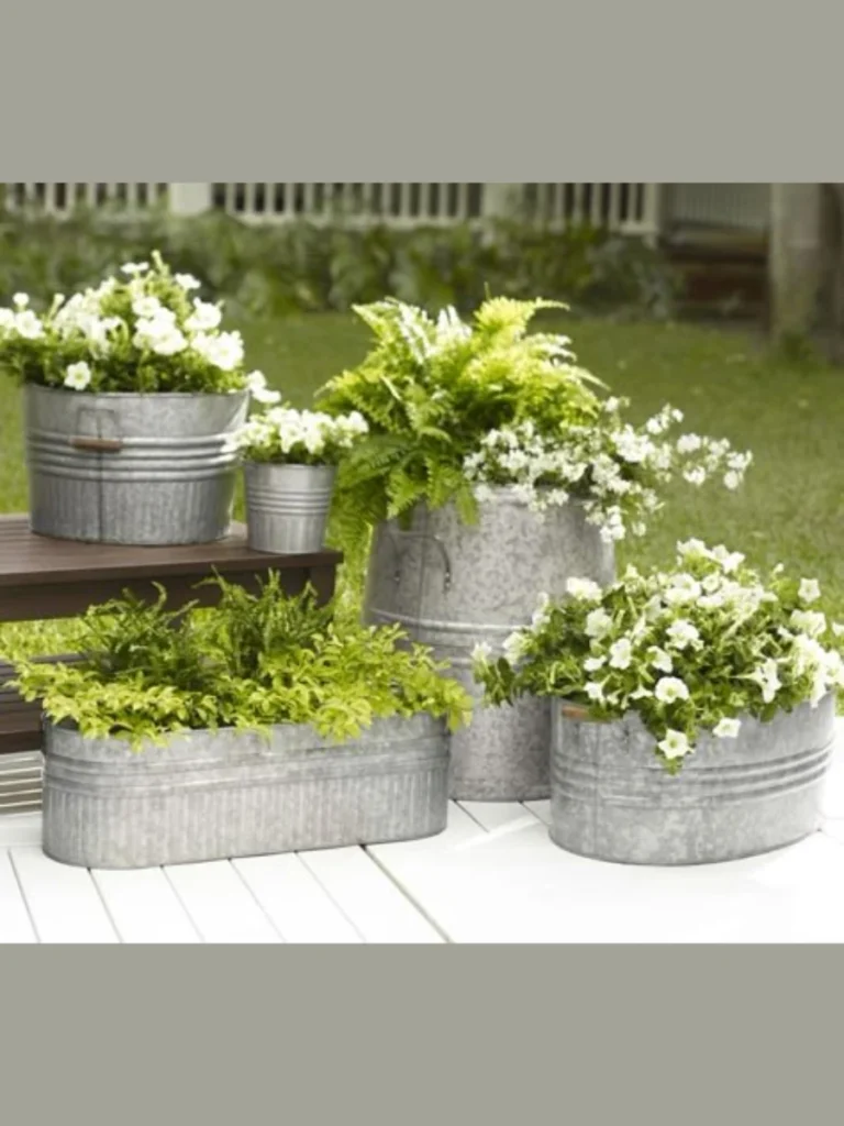 Industrial Galvanized Metal Buckets