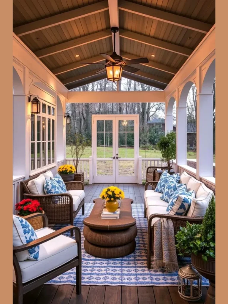 Industrial Loft Style Porch Vibes