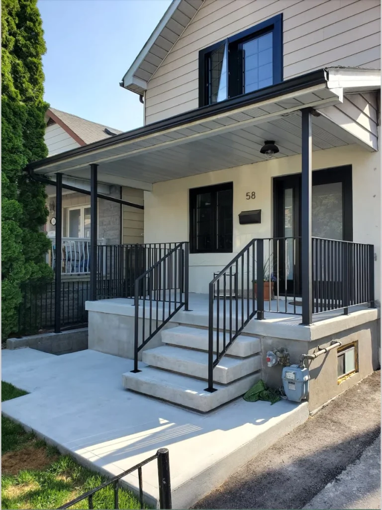 Industrial Steel Pipe Railing Designs