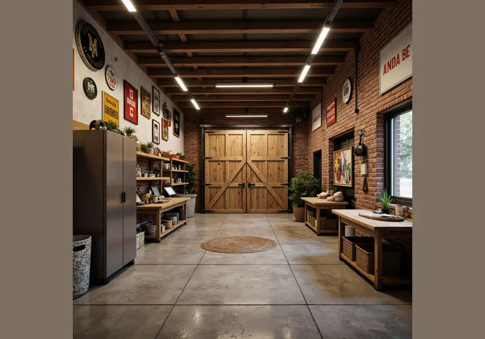 Industrial Style Garage Makeover