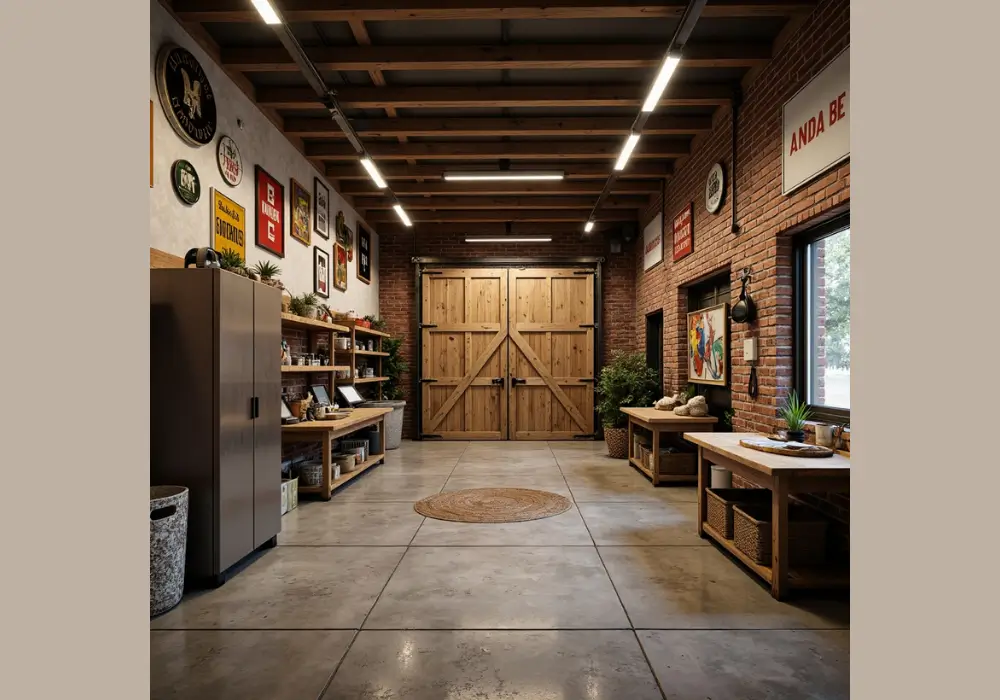 Industrial Style Garage