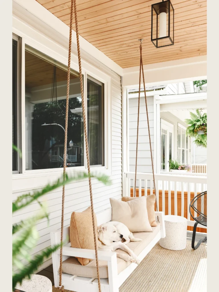 Install A Classic Wooden Porch Swing