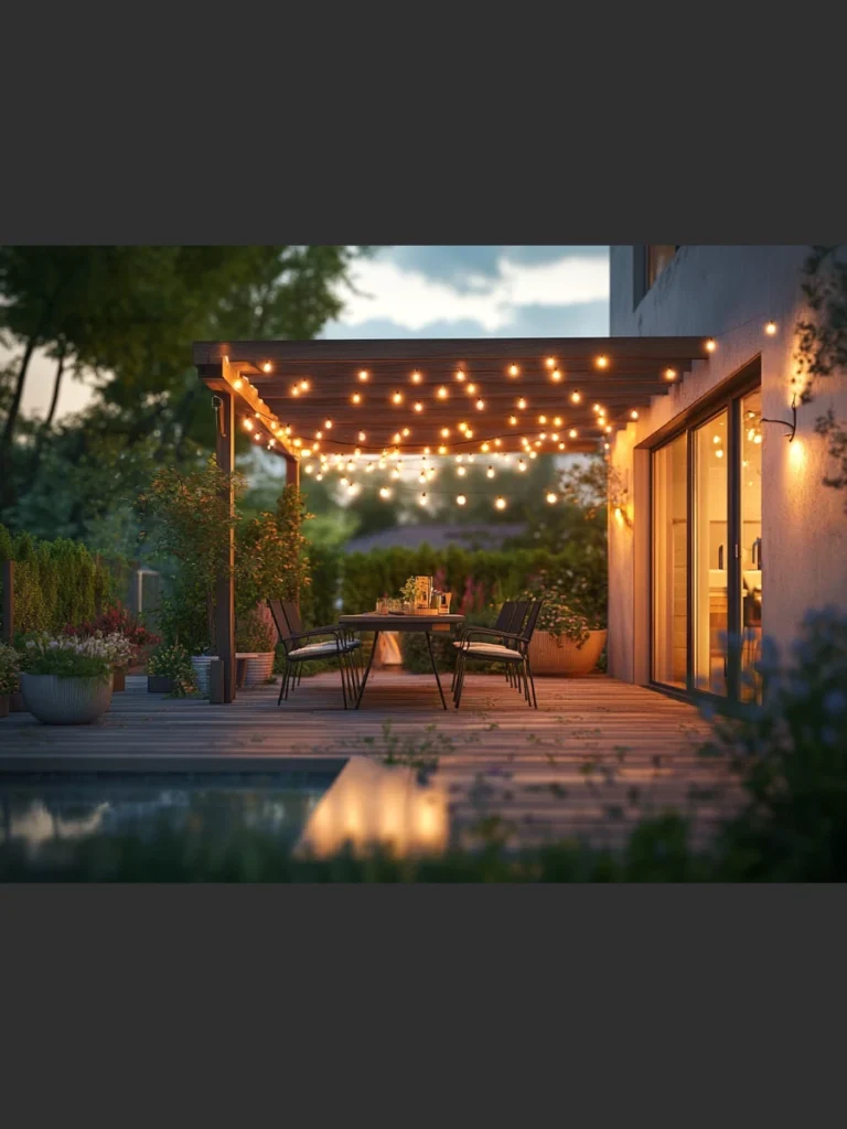 Install Heavy Duty Weatherproof String Lights