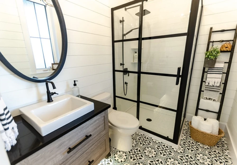 Install Matte Black Fixtures for Modern Contrast