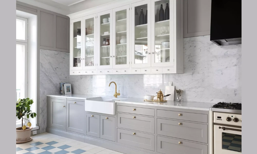 Glass Panel Kitchen Doors