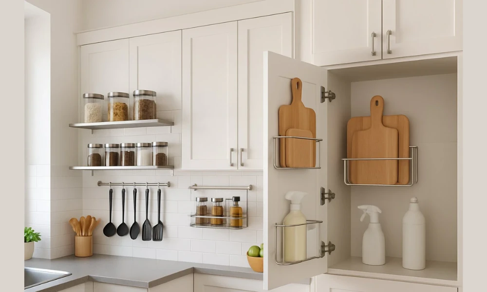 Use Vertical Storage Instead of Floor Cabinets