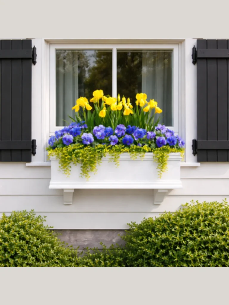 Installing Decorative Window Flower Boxes