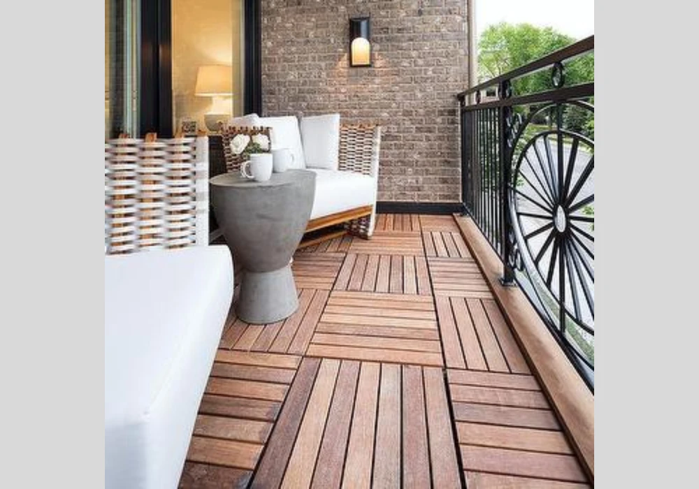 Interlocking Deck Flooring Ideas for Easy DIY Balcony Setup