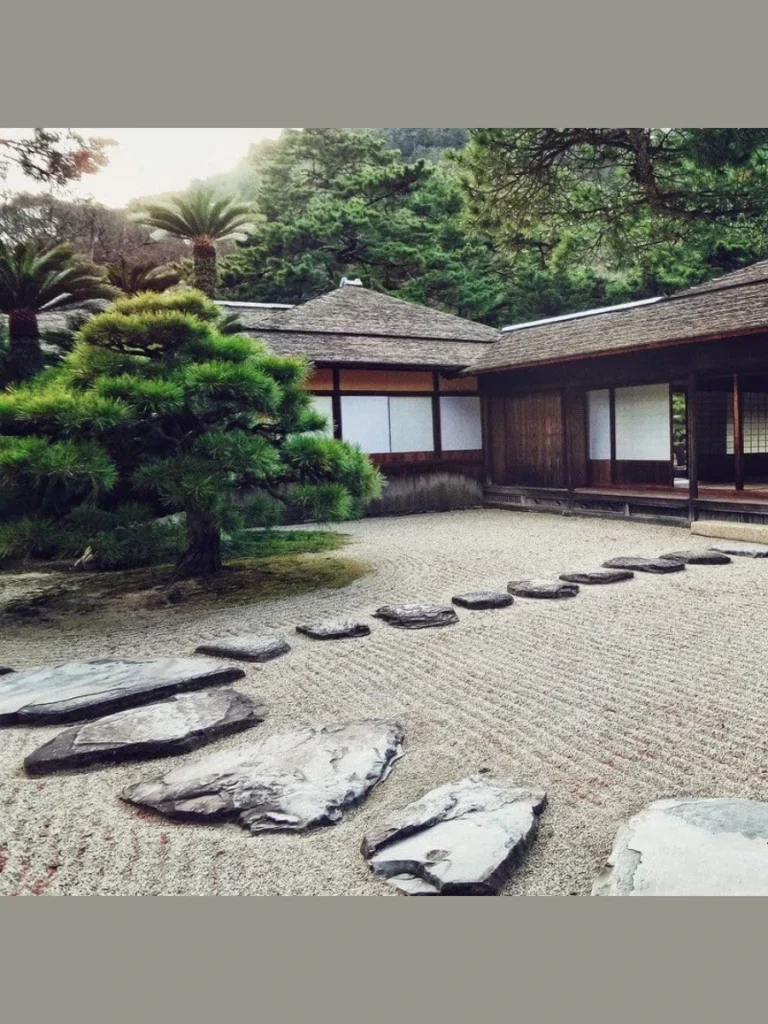 Japanese Zen Gravel Gardens