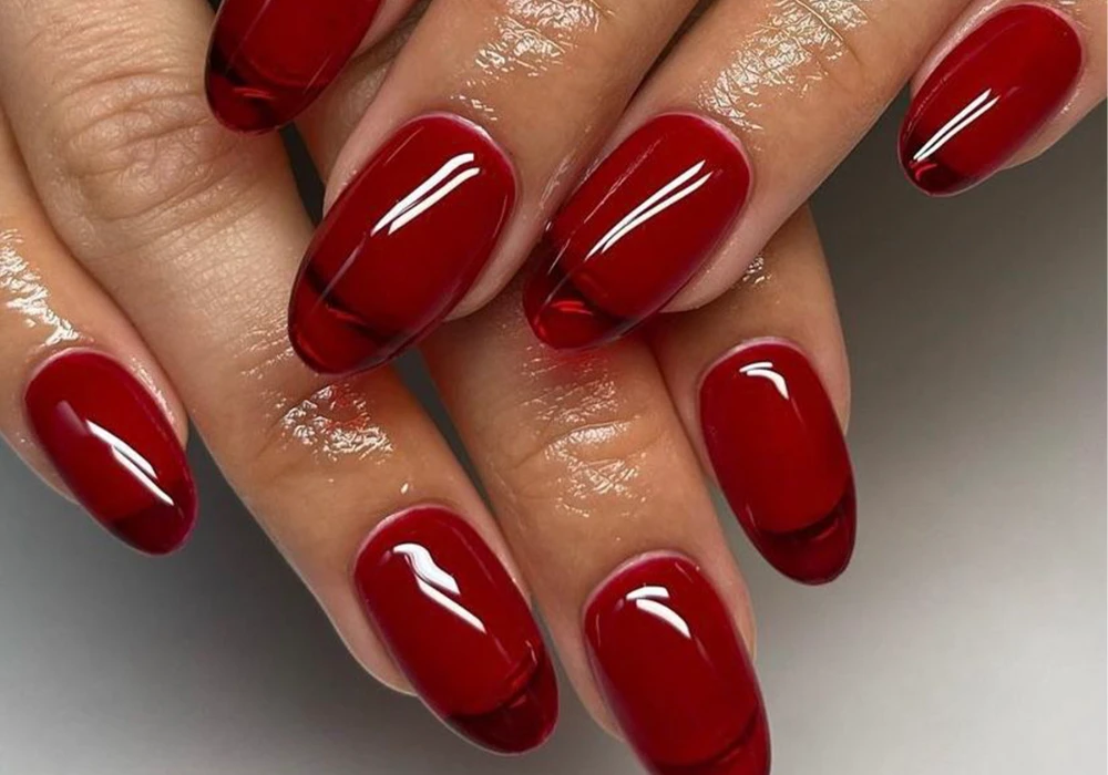 Jelly Summer Nail Inspo 2026 For Glossy Transparent Look