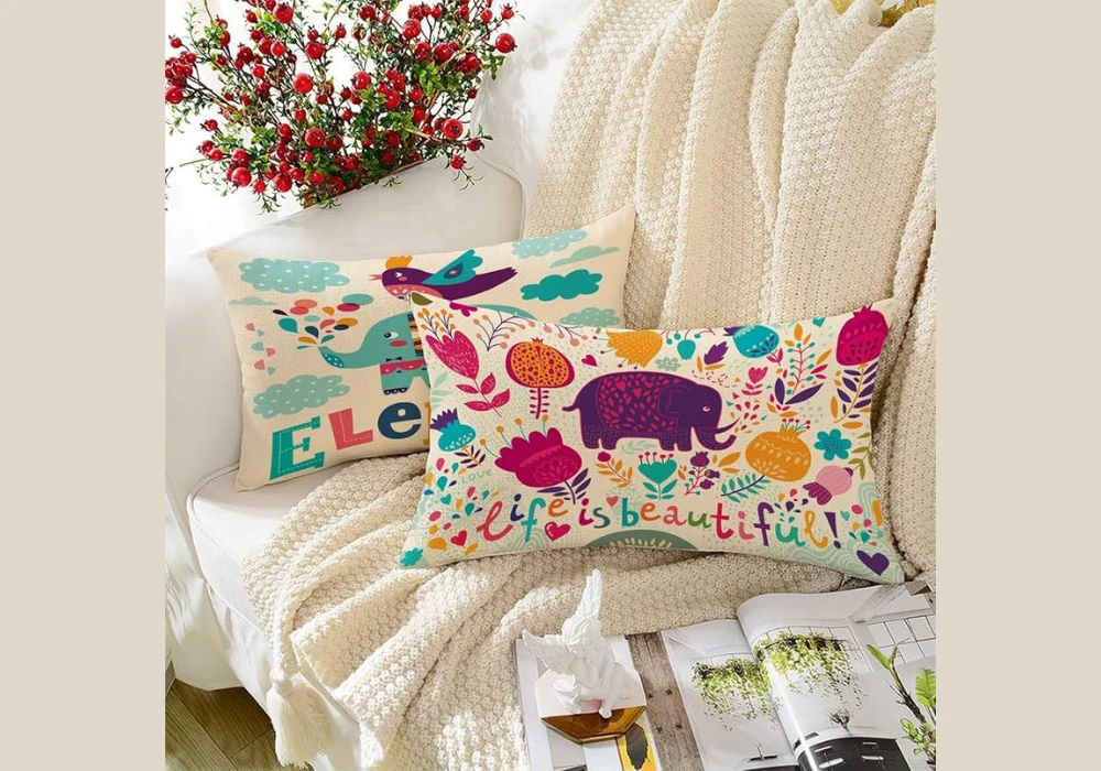 Kids-Themed Throw Pillow Cover Ideas for Fun and Playful Room Design