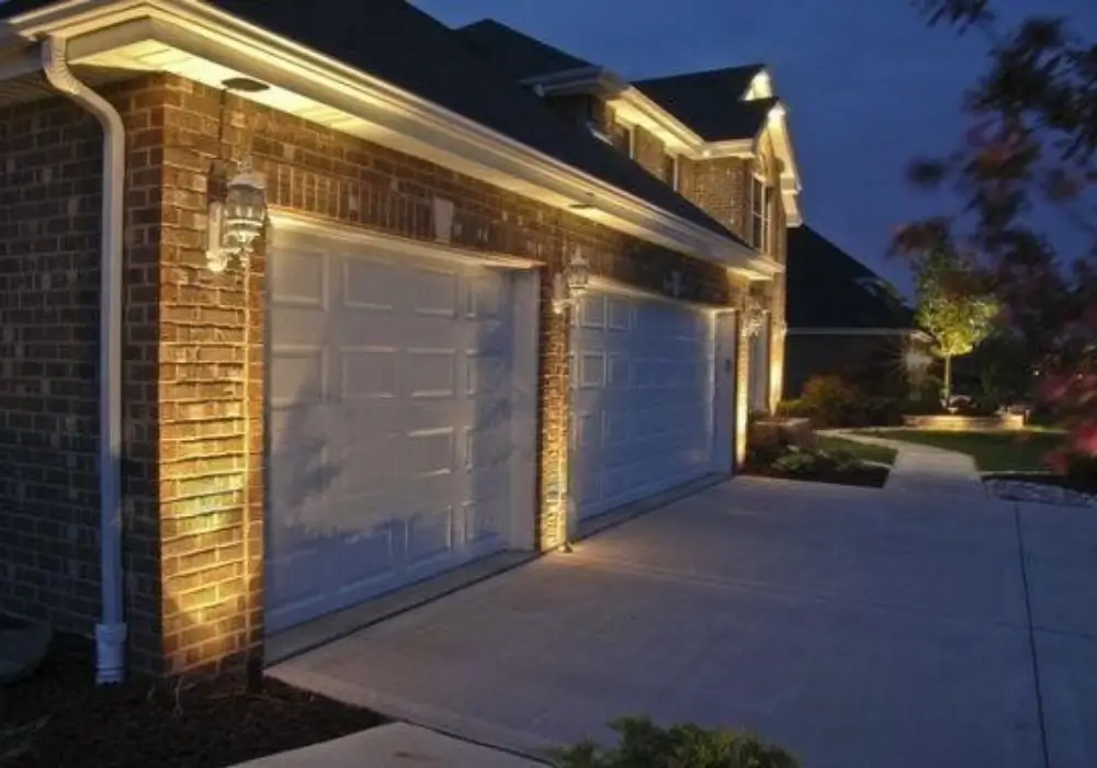 LED Lighted Garage Door